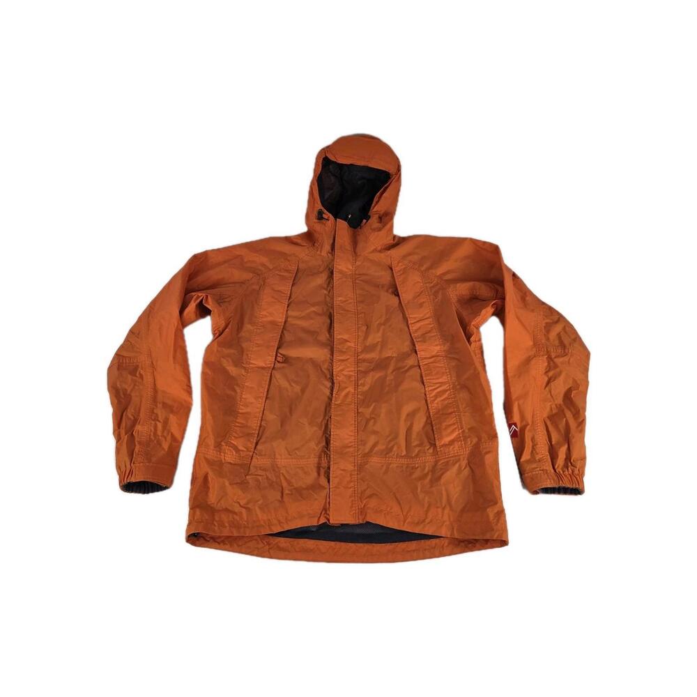 Alpine Design Mens Waterproof Hoodie Jacket Size S Orange Winter Rain Coat
